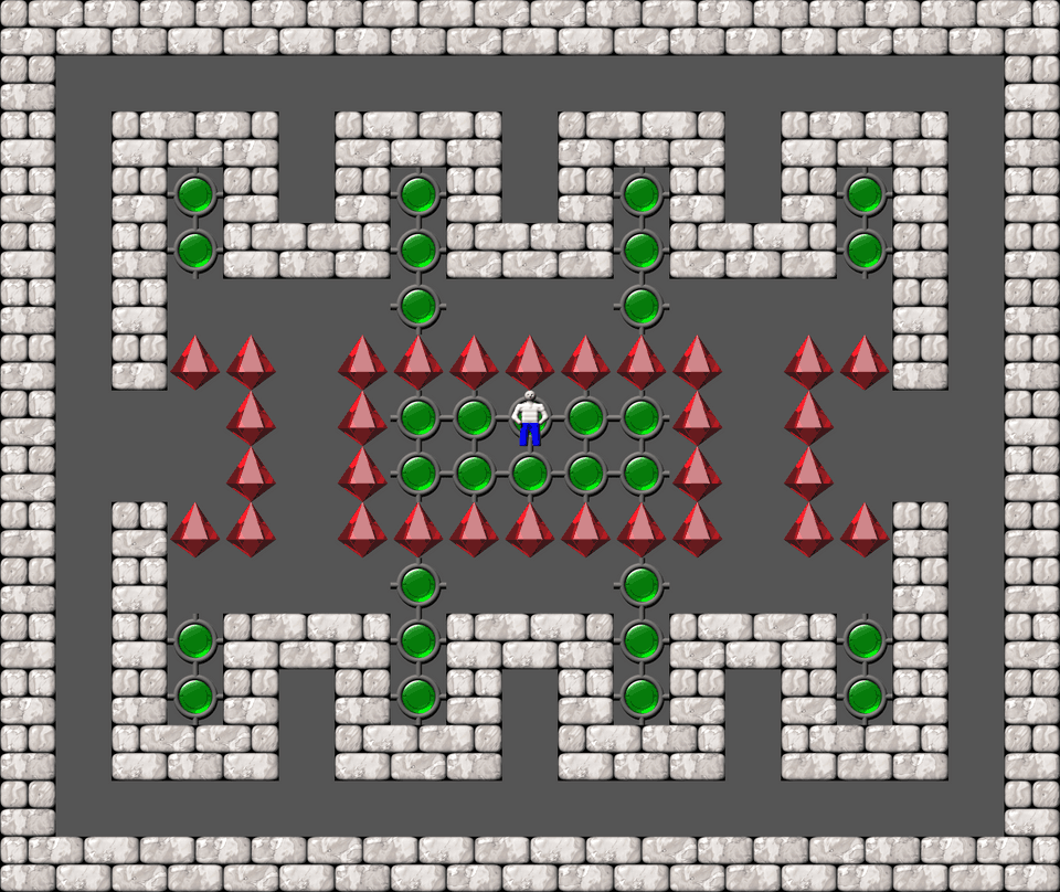 Sokoban Cosmac 3 level 49